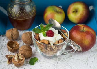 Muesli. Home made granola