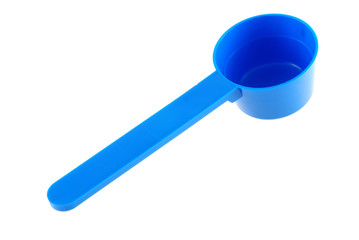 Measuring spoon isolated on white background