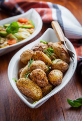 Oven baked potatoes