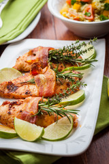 Chicken breast with herbs