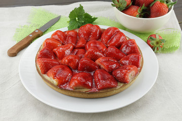 tarte aux fraises