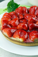 tarte aux fraises