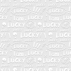 white pattern with letterings