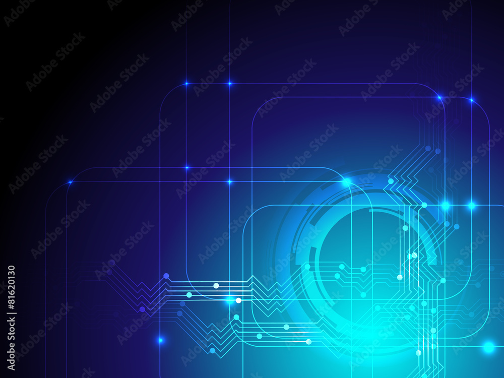 Poster abstract line background with  technology concept  vector backgr