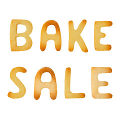 Bake sale sign