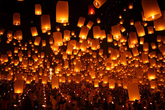 Firework Festival in Thailand