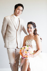 married groom and bride
