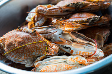 Crabs boiled