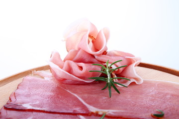 Slices of ham