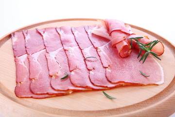 Slices of ham