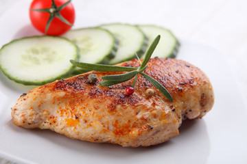 grilled chicken fillet