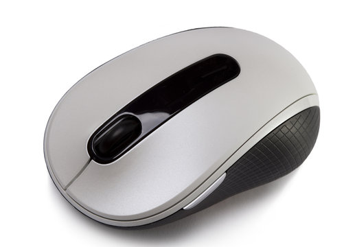 computer mouse on a white background..