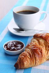 coffee and croissant