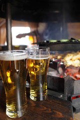 Beer and grill