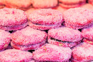 Pink cookies