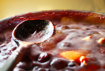 Sweet strawberry jam 