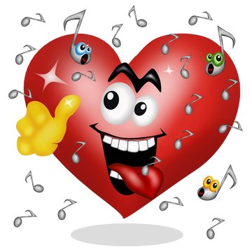 cuore  e musica rock