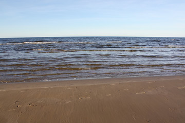 Obraz premium Sea coast in Jurmala, Latvia