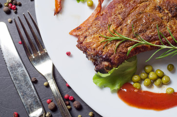 grilled steak