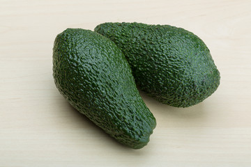 Fresh ripe green avocado