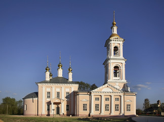 Fototapeta na wymiar Church of the Ascension in Kimry. Tver Oblast. Russia