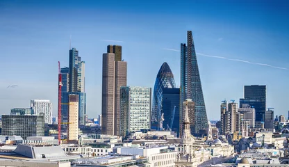 Abwaschbare Fototapete London Schöne Skyline von London