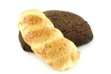 Cookies isolated on white background