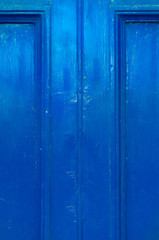 Fototapeta premium Blue door close up