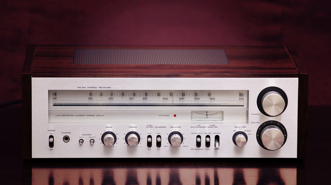 Vintage Stereo Radio Receiver
