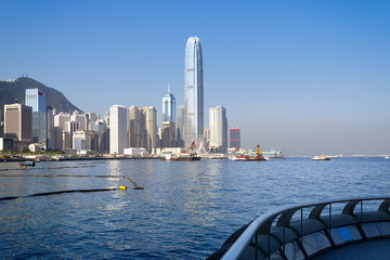 Fototapeta premium High rise buildings in Hong Kong.