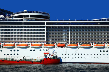 Part of the Cruise Liner