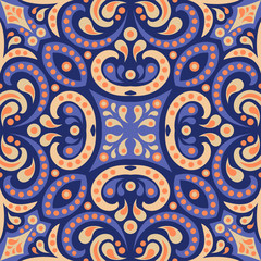 Abstract colorful seamless vector background