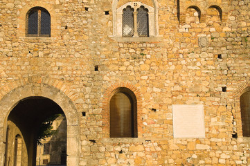 Castle of Bovino. Puglia. Italy.