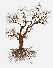 Abstract Dead Tree Vector