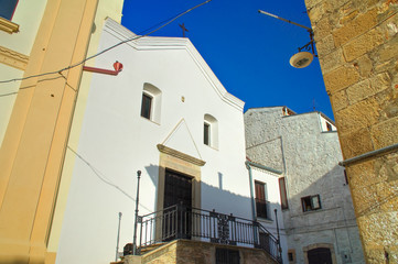 Fototapeta na wymiar Church of Rosary. Bovino. Puglia. Italy.