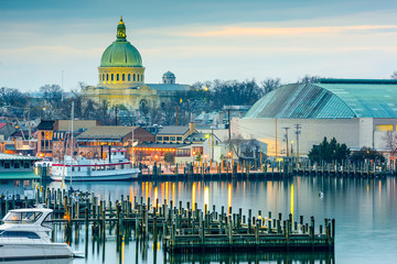 Annapolis, Maryland, USA on the Chesapeake - obrazy, fototapety, plakaty