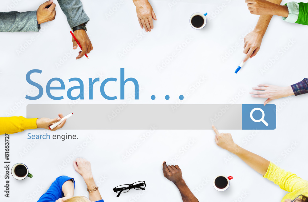 Poster search browse find internet search engine concept - Posters