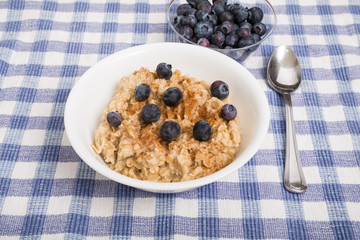 Oatmeal with Blueberries