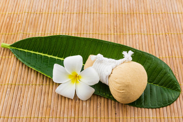 Spa herbal compressing ball.