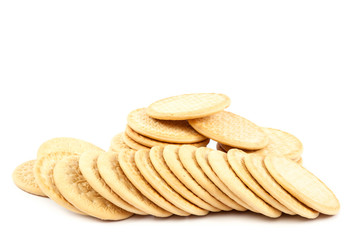Dietary cookies isolated on white background.