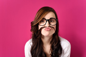 mädchen macht spaß