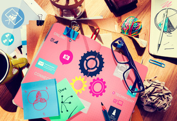 Team Functionality Industry Connection Technology Concepy