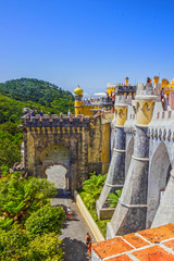Pena National Palace in Sintra (Palacio Nacional da Pena), Portu