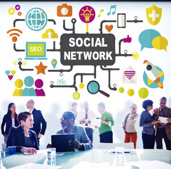 Social Network Internet Online Society Social Media Concept