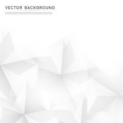 Vector Abstract geometric shape from gray cubes.