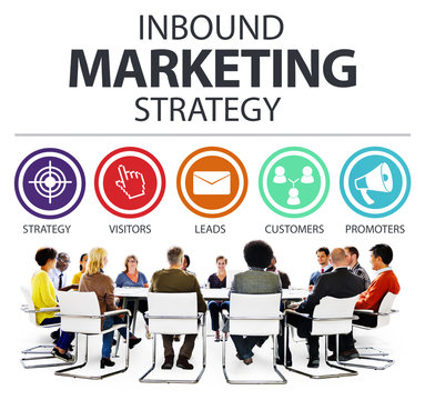 Inbound Marketing Strategy Commerce Solution Concept