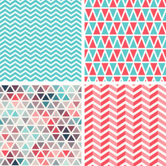 Seamless patterns set.