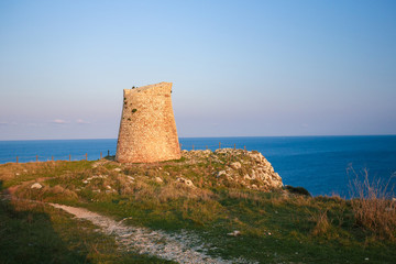 Fototapeta na wymiar Torre Sant Emiliano near Otranto, Puglia, Italy