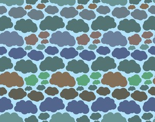 Background with clouds.