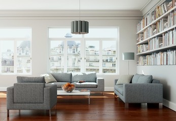 helles modernes Wohnzimmer